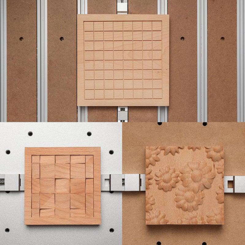Genmitsu Upgrade CNC Router Vise Clamp for Large Woodworking & Metalworking Project, Low Profile Aluminum Toe Clamp, Size 4.2" x 0.9" x 0.6" (106mm x 22mm x 15mm), 4PCS - Image 5